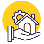 housing stock management icon